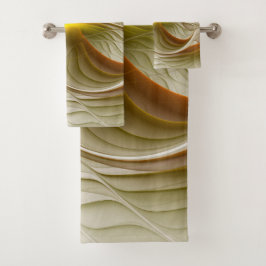 Kleuren van edele metalen, Abstracte fractale kuns Bad Handdoek