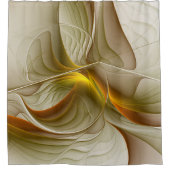 Kleuren van edele metalen, Abstracte fractale kuns Douchegordijn (Voorkant)