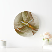 Kleuren van edele metalen, Abstracte fractale kuns Grote Klok (Huis)