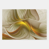 Kleuren van edele metalen, Abstracte fractale kuns Inpakpapier Vel (Voorkant)