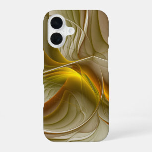Kleuren van edele metalen, Abstracte fractale kuns iPhone 16 Hoesje