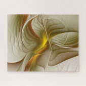 Kleuren van edele metalen, Abstracte fractale kuns Legpuzzel (Horizontaal)