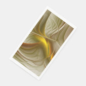 Kleuren van edele metalen, Abstracte fractale kuns Servet (Hoek)