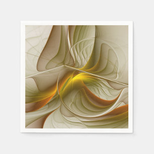 Kleuren van edele metalen, abstracte fractale kuns servet