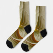 Kleuren van edele metalen, Abstracte fractale kuns Sokken (Links)