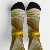 Kleuren van edele metalen, Abstracte fractale kuns Sokken (Top)