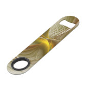 Kleuren van edele metalen, Abstracte fractale kuns Speed Flessenopener (Voorkant Gekanteld)