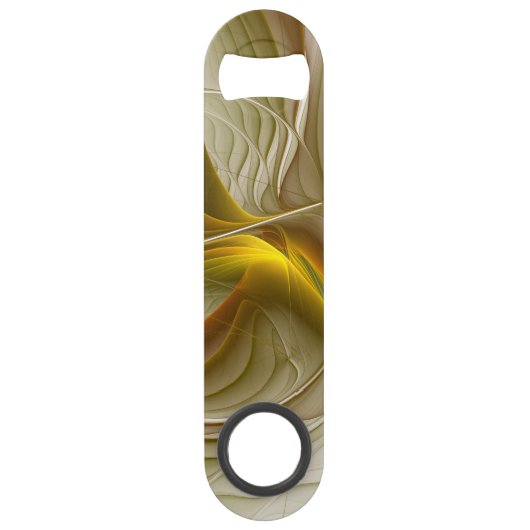 Kleuren van edele metalen, Abstracte fractale kuns Speed Flessenopener (Voorkant)