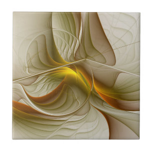 Kleuren van edele metalen, Abstracte fractale kuns Tegeltje