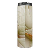 Kleuren van edele metalen, Abstracte fractale kuns Thermosbeker (Achterkant)