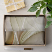 Kleuren van edele metalen, Abstracte fractale kuns Tissuepapier (Geschenk)