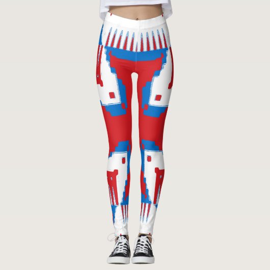 Kleuren van een natie leggings (Voorkant)