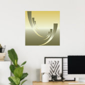 kleuren van een zomerzonsondergang poster (Thuiskantoor)