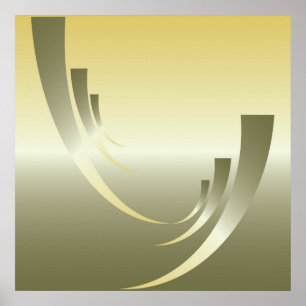 kleuren van een zomerzonsondergang poster