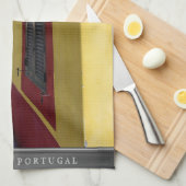 Kleuren van Funchal (Portugal) Keuken Teatowel Theedoek (Quarter Fold)