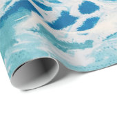 Kleuren van geverfd water cadeaupapier (Rol Hoek)