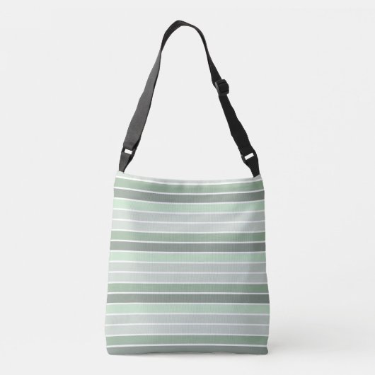 Kleuren van Green Striped Monogram Canvas tas (Achterkant)