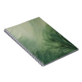 Kleuren van groen Abstract Notitieboek (Rechterzijde)