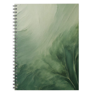 Kleuren van groen Abstract Notitieboek