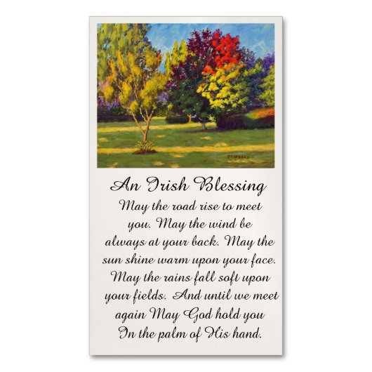 Kleuren van Herfst Koelkastmagneten Magnetisch Visitekaartje (Voorkant Verticaal)