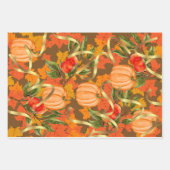 Kleuren van Herfst Thema geschenkverpakking, Pompo Inpakpapier Vel (Voorkant 2)