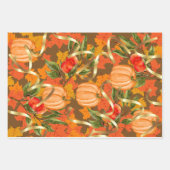Kleuren van Herfst Thema geschenkverpakking, Pompo Inpakpapier Vel (Voorkant 3)