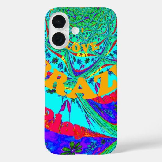 kleuren van het Braziliaanse festival Case-Mate iPhone Case (Achterkant)