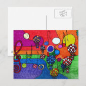Kleuren van het Briefkaart Muziek (Voorkant / Achterkant)