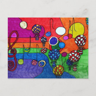 Kleuren van het Briefkaart Muziek