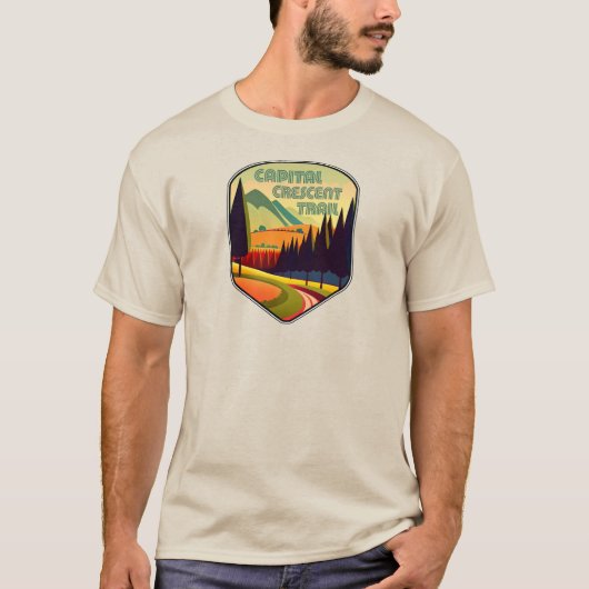 Kleuren van het Capital Crescent Trail T-shirt (Voorkant)