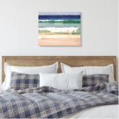Kleuren van het Caribisch Verpakt Canvas Afdruk (Insitu (Slaapkamer))