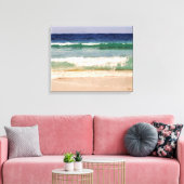 Kleuren van het Caribisch Verpakt Canvas Afdruk (Insitu (Woonkamer))