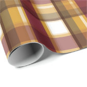 Kleuren van het herfstpatroon cadeaupapier (Rol Hoek)