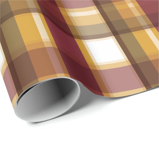 Kleuren van het herfstpatroon cadeaupapier (Rol Hoek)