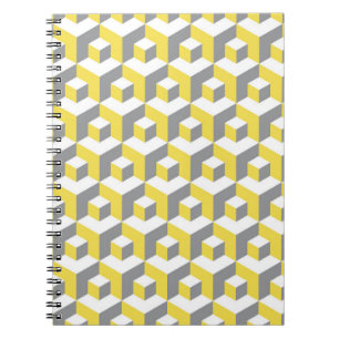 Kleuren van het jaar 2021 lichtgevend geel en ulti notitieboek