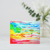 Kleuren van het leven briefkaart (Staand voorkant)