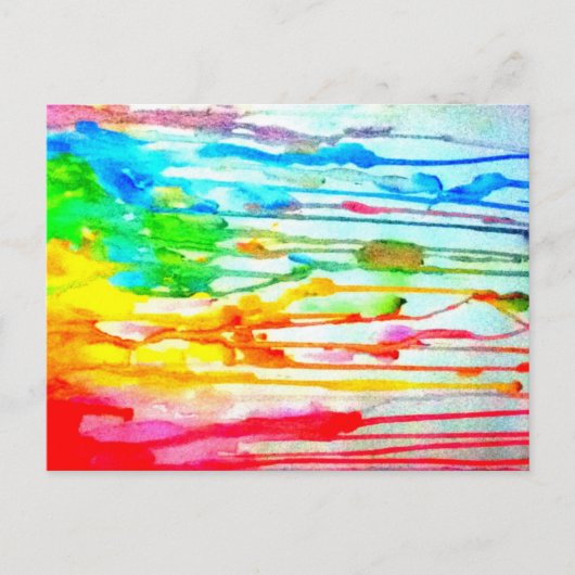 Kleuren van het leven briefkaart (Voorkant)