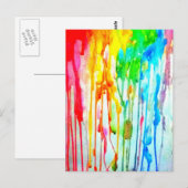 Kleuren van het leven briefkaart (Voorkant / Achterkant)