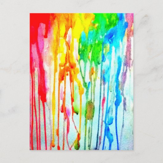 Kleuren van het leven briefkaart (Voorkant)
