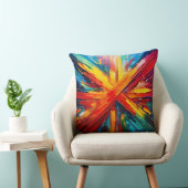 Kleuren van het leven kussen (Stoel)