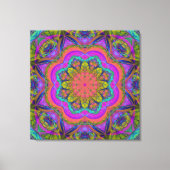 Kleuren van het Leven, moderne abstracte wallart Canvas Afdruk (Voorkant)