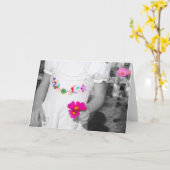 Kleuren van het Leven - Wenskaarten Kaart (Gele Bloem)