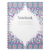 Kleuren van het Oosten - Mozaïek Patroon Notitiebo Notitieboek (Voorkant)