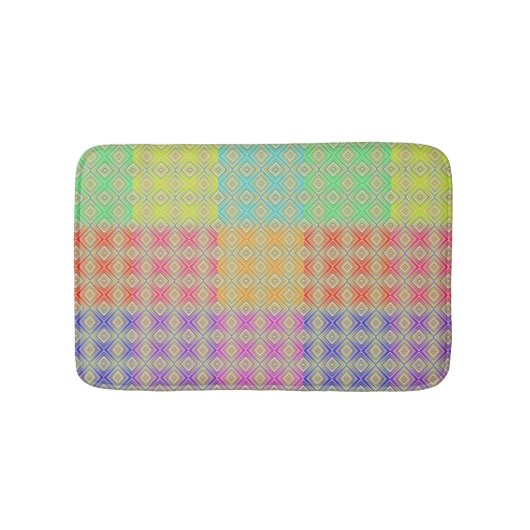 Kleuren van het radionavigatie-alternatief diamant badmat (Voorkant)