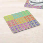 Kleuren van het radionavigatie-alternatief diamant kartonnen onderzetters (Schuin)