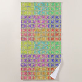 Kleuren van het radionavigatie-alternatief diamant strandlaken