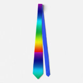 Kleuren van het regenboogspectrumverloop stropdas (Voorkant)