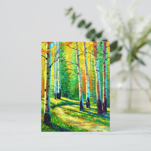 Kleuren van het seizoen briefkaart (Staand voorkant)