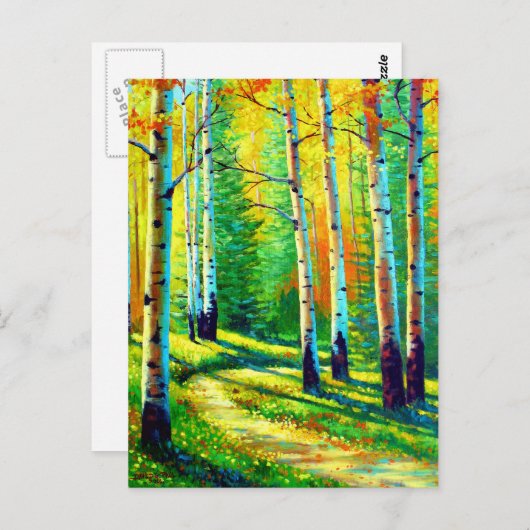 Kleuren van het seizoen briefkaart (Voorkant / Achterkant)