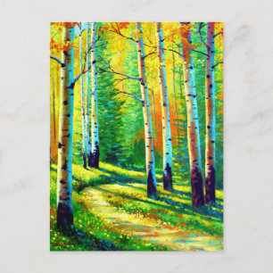 Kleuren van het seizoen briefkaart